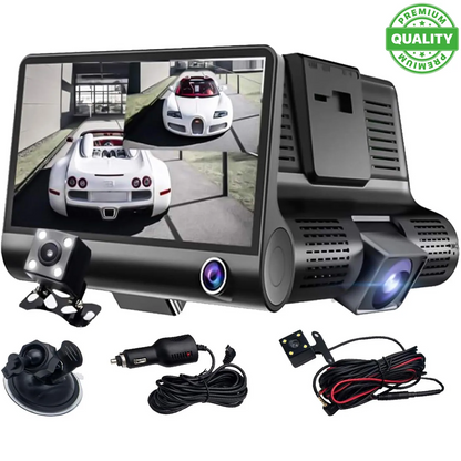 CAMARA DVR 3 LENTES PARA CARRO R-2