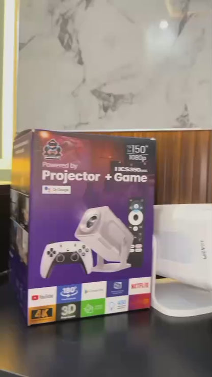 TRANSFORMA CUALQUIER ESPACIO EN UN CINE EN CASA CON  EL PROYECTOR  HCS350 MAX