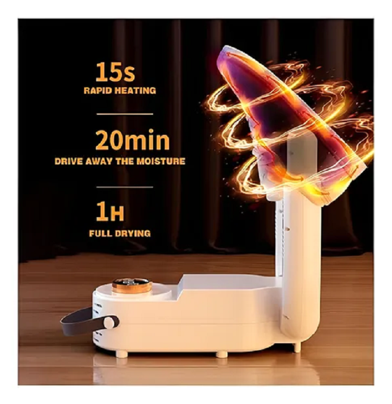 Dile adiós a los zapatos mojados con este secador de zapatos eléctrico